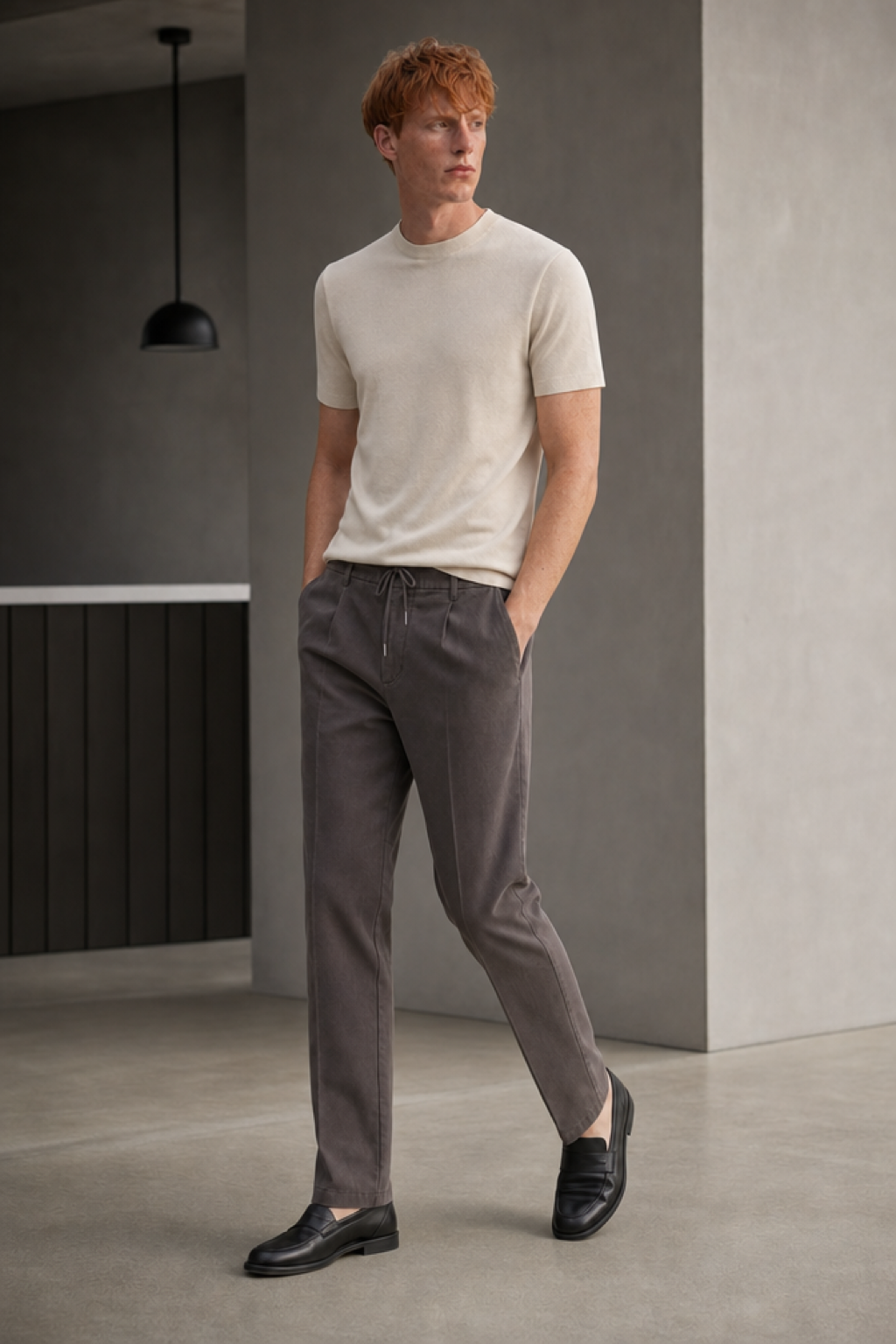 Turner 53 drawcord trouser alternate angle